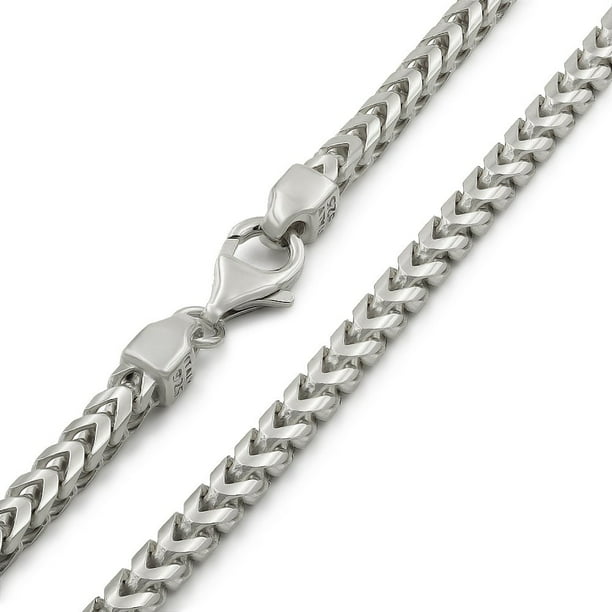 Bonus Polishing Cloth 4.2mm .925 Sterling Silver Nickel-Free Italian Mariner Link Chain Bracelet